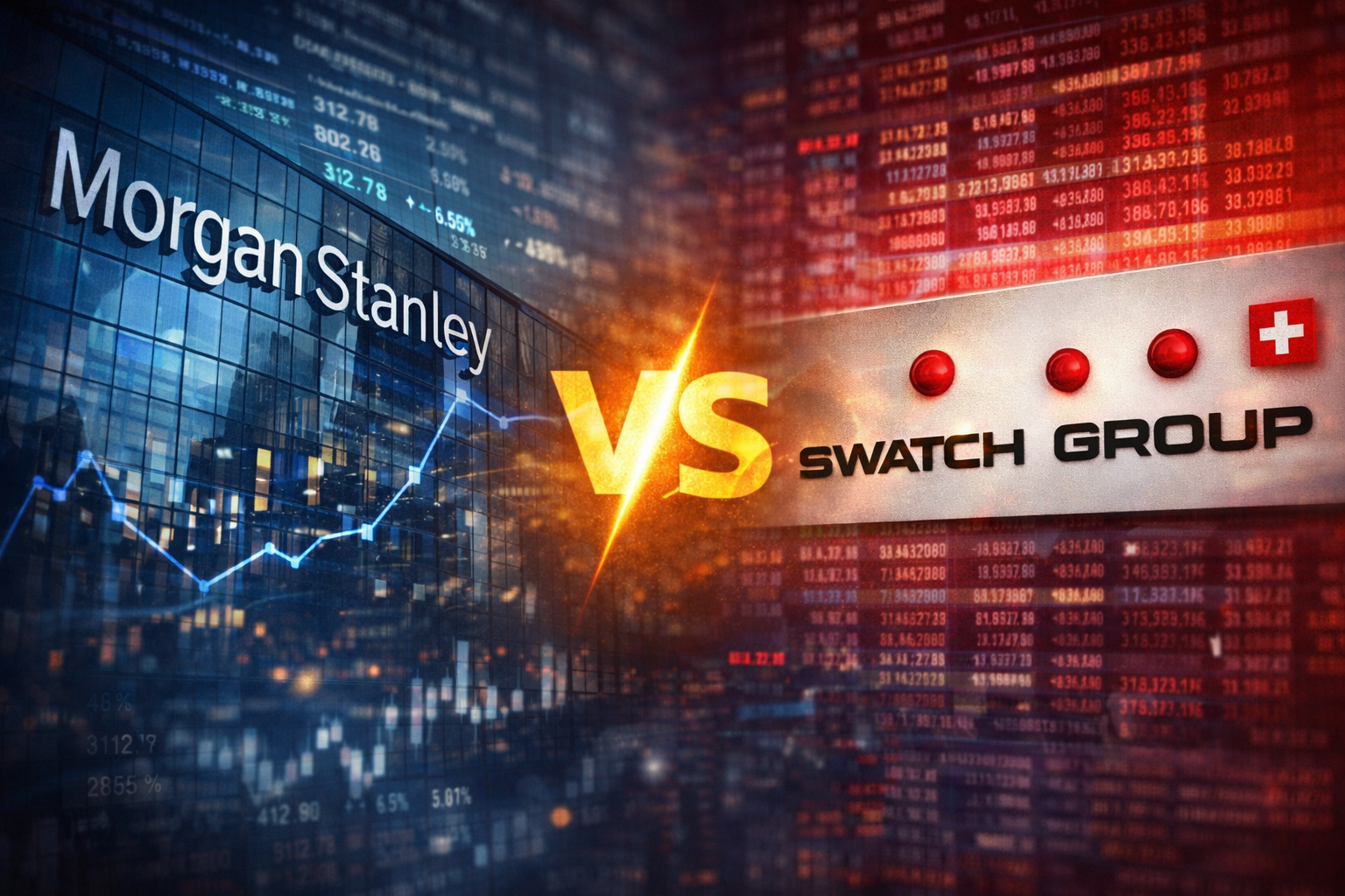 Morgan Stanley Swiss Watch Industry Report confronto con Swatch Group